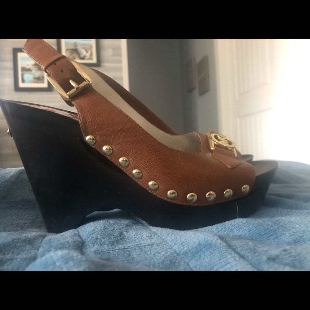 NWT Michael Kors wedges 9m - Picture 1 of 9